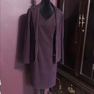 CDC Purple Dress and Blazer Set